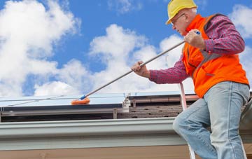 Devol soft wash roof cleaning